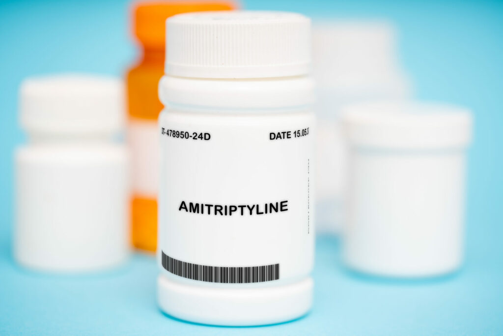 bottle of Amitriptyline